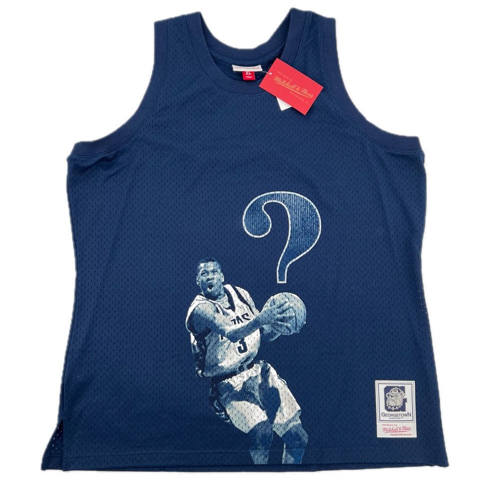 Mitchell & Ness Allen Iverson Georgetown Hoyas the Answer Tank Top Size XL, NWT